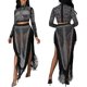 thumbnail image 4 of Vestido PORRCEY Sexy Hot Drilling Craft de 2 piezas para mujer, 4 of 6