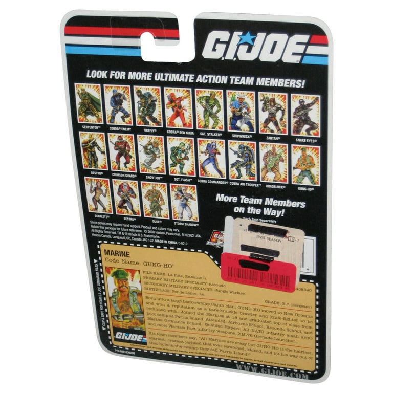 GI Joe Cartoon Series Gung-Ho Marine (2008) Hasbro 3.75 Inch GI Joe Cartoon Series Gung-Ho Marine (2008) Hasbro 3.75 Inch