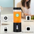 thumbnail image 4 of Mixeur Portable USB Électrique Presse-Agrumes Rechargeable 530ml avec 6 Lames, 4 of 8