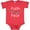Retro Heather Red, variant on Inktastic Faith Over Fear with Laurels Boys or Girls Baby Bodysuit