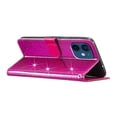 thumbnail image 3 of Compatible avec iPhone 12 Étui Portefeuille Pailleté Étincelant avec Poche pour Cartes et Rabat, 3 of 5