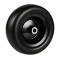 thumbnail image 1 of KFFKFF Non-Inflatable Mower Wheels, Dimensions 11x4-7", Set of Two Solid PU Tires Mounted on Rims, 3.4" Hub, 3/4" Bushing, Comes with 20 Adapters, Appropriate for Lawn Tractors and Riding Mowers, 1 of 9