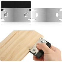 Edge Band Trimmer Tool for Woodworking Chamfers Deburring, Portable Hand Planer Cutter with 1pc Replaceable Blade, Black
