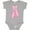 AC-Heather Grey, variant on Inktastic Ballerina Pink Ballet Slippers Girls Baby Bodysuit
