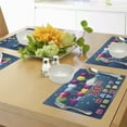 thumbnail image 4 of Ambesonne Colorful Place Mats Set of 4, Balloons Curly Ribbon, Standard Size, Multicolor, 4 of 6