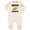 Natural Heather, variant on Inktastic Powered by Quesadillas Baby Fleece Romper
