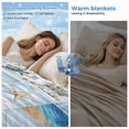 thumbnail image 2 of Blue Coastal Cooling Blanket,Lightweight Breathable Summer Throw Blanket with Double Sided Cold Effect,Turtle Nautical Anchor Octopus Starfish Coral Picnic Blankets Bed Sheet for Hot Sleepers 40"x60", 2 of 8