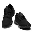 thumbnail image 5 of Mens Shoes Casual Sneakers Low Top Walking Shoes Breathable Mesh Sport Shoes Black Size 7, 5 of 5