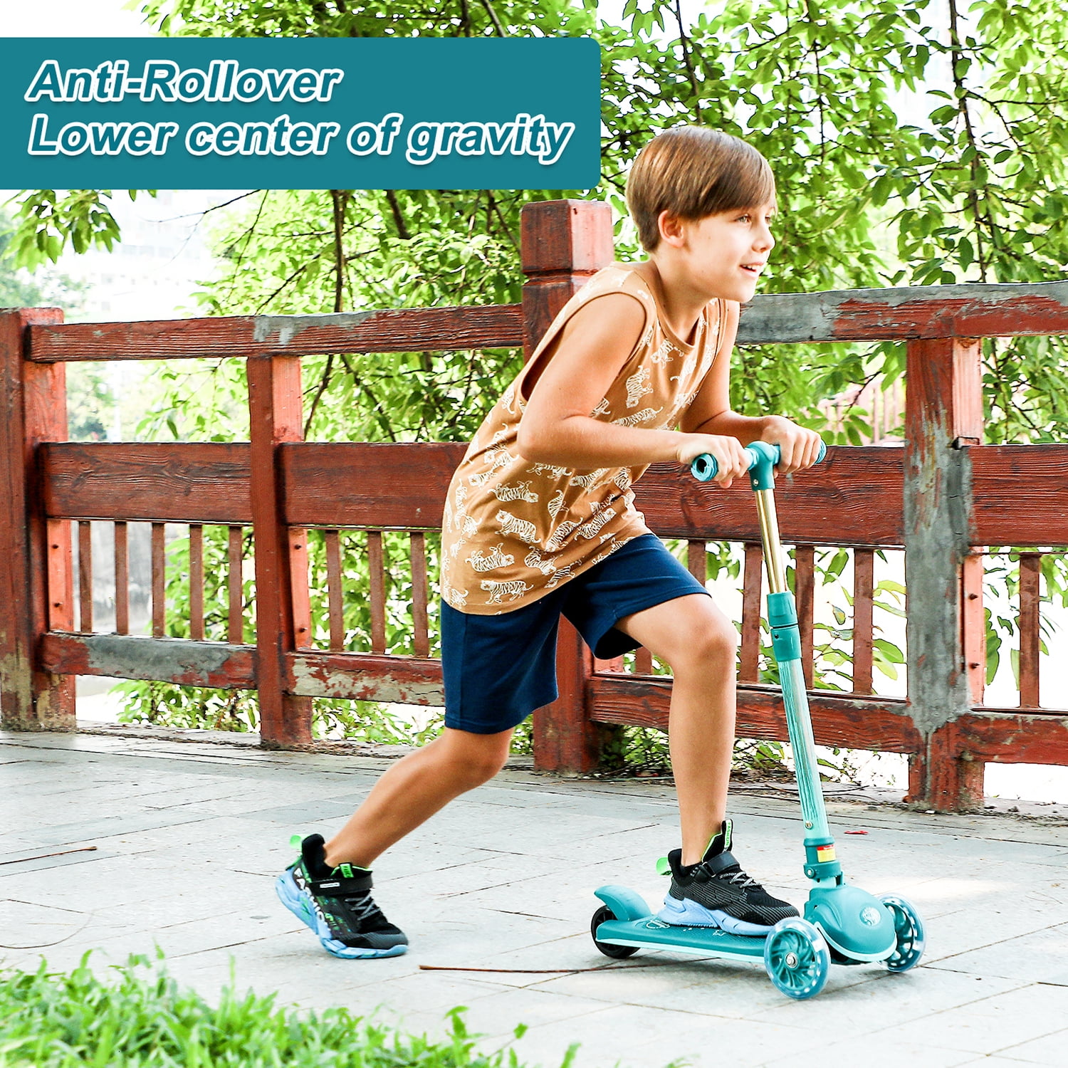 Kadyn Green Kick Scooter for Kids, 3 Wheel Scooter for Aged 3-10, Wheel with Brake, Adjustable Height Handlebar, Lightweight, Extra-Wide Childrens Foldable Kick Scooter Kids Kadyn Green Kick Scooter for Kids, 3 Wheel Scooter for Aged 3-10, Wheel with Brake, Adjustable Height Handlebar, Lightweight, Extra-Wide Childrens Foldable Kick Scooter Kids