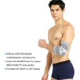 thumbnail image 5 of Elbow Support Sleeve - Bamboo Fiber 3D Weaving Knitted Fabric - Elastic & Breathable (Size XL, 1 Unit), 5 of 5
