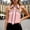 Pink Tops, variant on Women Casual Shirts Summer Solid Color Sleeveless Blouson Tops Irregular Cut Shirt Collar Tee Bodice Modern Minimalist Design Lightweight Everyday Tops Soft Blouse