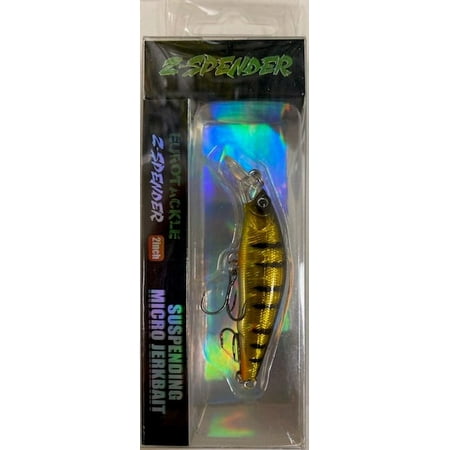 Eurotackle 00359 Z-Spender 2 Suspending Jerk Baits 1/8oz Yellow Perch