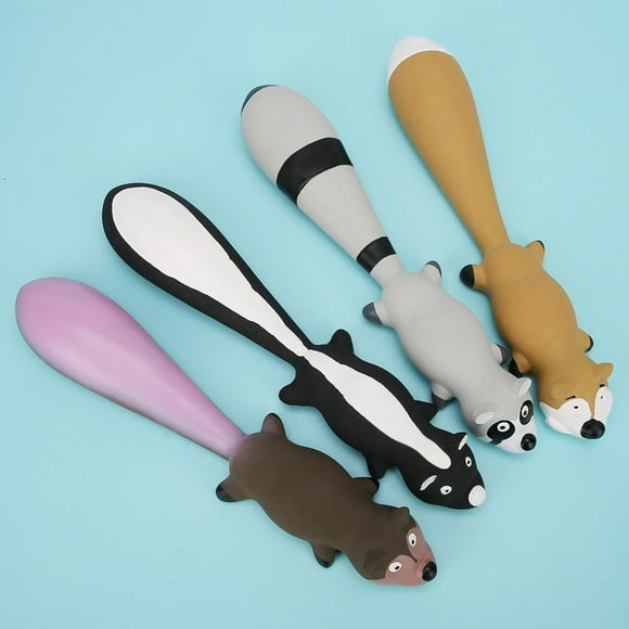 Dog Toy,4PCS Latex Pet Fox Dog Chewing Toy Dog Teeth Cleaning Toy True Excellence