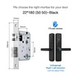 thumbnail image 2 of Door Lock, Ttlock Electronic Smart Door Lock With Biometric Work With Home For Home Or Hotel ,Easy to Install, 2 of 6