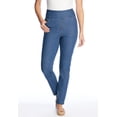 thumbnail image 5 of Woman Within Plus Size Flex Slim-Leg Pull-On Gap-Free Stretch-Denim Jeans, 5 of 6