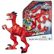 Jurassic World Year 2015 Hero Mashers Series 6 Inch Tall Dinosaur Figure - VELOCIRAPTOR with Detachable Arms, Legs and Tail