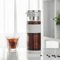 thumbnail image 2 of Portable Airtight Cold Brew Iced Coffee Maker Tea Infuser -800ml Cold Brew Coffee Kettle Brewing Glass Carafe Pitcher, 2 of 7