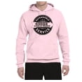 thumbnail image 2 of Wild Bobby, Dependanble Service of Dogde since 1914 | Mens Cars and Trucks Hooded Sweatshirt Graphic Hoodie, Light Pink, 3XL, 2 of 3