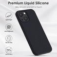 thumbnail image 2 of For Apple iPhone 14 /14 Pro/14 Pro Max/14 Plus Liquid Silicone Slim Case Cover, 2 of 8