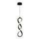 thumbnail image 4 of Lámpara Candil Colgante LED Spiral Luxica Lighting Negro, 4 of 5