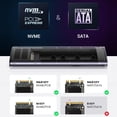thumbnail image 2 of Estuche para disco duro de 10 Gbps sin herramientas para SSD 2230/2242/2260/2280 M.2 (NVME con CC) Ehuebsd  Para estrenar, 2 of 7