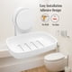 thumbnail image 3 of Jabonera adhesiva para baño, jabonera para ducha, jaboneras de pared, sin taladro, color blanco, 3 of 4