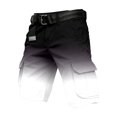thumbnail image 5 of CONZONE Mens Cargo Shorts Elastic Waist Summer Shorts For Men Gradient Color Lightweight Loose Fit Beach Shorts With Pockets, 5 of 5