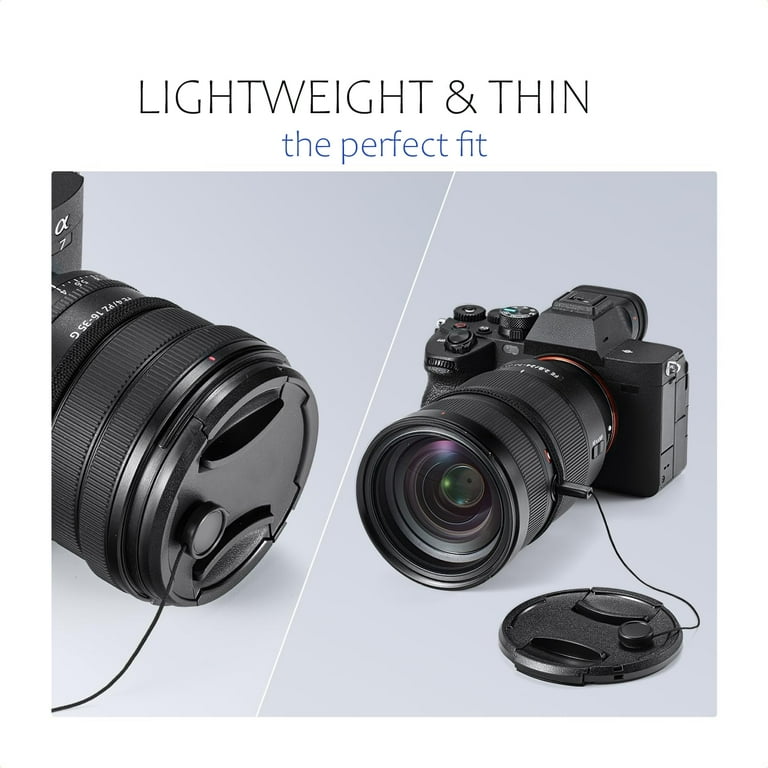 Lens Cap For Sony DT 55-300mm F4.5-5.6 SAM (Includes Cap Holder