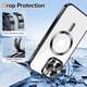 thumbnail image 5 of Entronix Funda Magnética Brillante Compatible con iPhone 11 Pro Max: Carcasa Transparente, Fina y Resistente a los Golpes con Anillo Magnético, Color Negro, 5 of 9