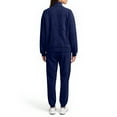 thumbnail image 5 of ASDFVBKG Sweatsuits Women 2 Piece Outfit Long Sleeve Lounge Half Zip Sweatshirt Jogger Sweatpants Solid Color Loose Outfits Trendy Fall Winter Matching Sets with Pockets 2025 Navy L, 5 of 6