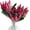 Rose, variant on Artificial Flowers Fake Silk Protea Cynaroides Plastic Flower Arrangements Decor Bouquet for Wedding Table Centerpieces 3pcs (Rose)