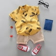 thumbnail image 2 of Utlike Boys Outfits Sets Cartoon Set Clothes Tops+Shorts Summer Baby Outfits T Shirt Outfits&Set Boys Photo Outfit Sets Size 3 Years-4 Years, 2 of 3