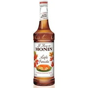 Monin - Maple Pancake Syrup, Sweet Maple Flavor, Great For Lattes, Iced Coffees, And Shakes, Gluten-Free, Vegan, Non-Gmo, Glass Bottle (750 Ml)