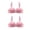 Pink Everyday bra for WOMEN, variant on ATOYSOY 2Pc Plus Size Everyday Bra Lace Splicing Breathable Push Up Underwear Wireless Workout Support Full Coverage Bra Girls Teens Smoothing Comfy Bra Beige
