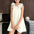 thumbnail image 3 of Robe Fleurie pour Filles 1 Épaule Sans Manches Ligne A Robe de Princesse de Fête 7 Couleurs Questions Questions:, 3 of 6