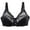 Black, variant on Jsaierl Women's Lace Bras Wireless Push Up T-shirt Bras Seamless Full Coverage Bralettes Cozy Daily Full Figure Bras