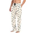 thumbnail image 6 of Christmas Leaves Mens Pajama Pants Cotton Elastic Waistband Lounge Sleep Pajama Bottoms Pj with Pocket, 6 of 7