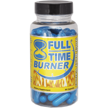 Full-Time Fat Burners - Best Natural Fat Burner Pills That Work Fast Silver label - 90 (Best Fat Burner For Cutting Up)