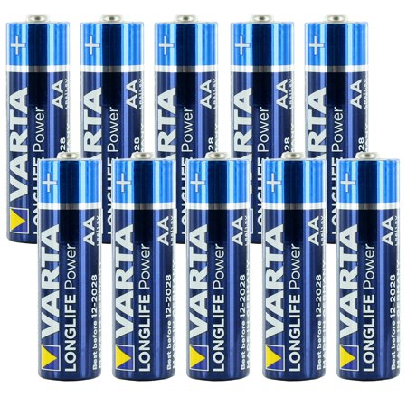 10pk Varta AA Batteries- Flashlights, Alarms, Household Power DEAL, FAST SHIP