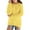 Yellow, variant on AHTJRT Fuzzy Fleece Sweatshirt for Girls Boys Thermal Crewneck Long Sleeve Pullover Loose Fit Mid-Long Length Casual Fall Winter Loungewear Tops White 15-16 Years