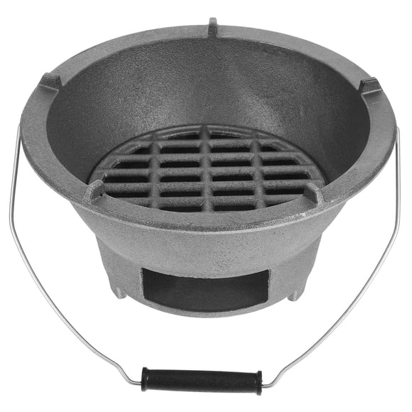 OUNONA Carbon Stove Cast Iron Grill Japanese Style Outdoor Gear 1Pcs