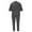 Dark Gray, variant on Miqool Men's Tracksuits 2 Piece Athletic Jogging Outfits Textured Pullover Tops and Long Jogger Pants Causal Track Suits for Men Set