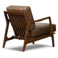 thumbnail image 4 of Poly and Bark Poly & Bark Verity Leather Lounge Chair - Full Grain Genuine Italian Leather Cocoa Brown, 4 of 5