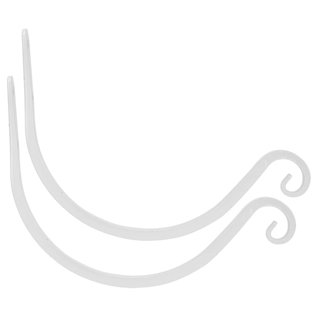Wall Mount Hook, Easy To Install Metal Wall Hanging Hook, For Bathroom Living Room White