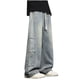 thumbnail image 1 of Pantalones largos de moda para hombre, casuales, de color sólido, con bolsillos y cremallera, cintura elástica, de poliéster., 1 of 3