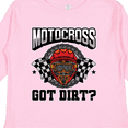 thumbnail image 4 of Inktastic Motocross Dirt Biking Got Dirt Boys or Girls Long Sleeve Toddler T-Shirt, 4 of 5