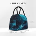 thumbnail image 2 of Fotbe Futuristic Jet Ski Adventure Pattern Lunch Bag , Insulated Lunch Box, Small Leakproof Cooler Food Lunch Containers Reusable Lunch Tote Bags, 2 of 6