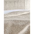 thumbnail image 3 of Benjara Lipa 96 x 108 Hand Stitched King Quilt with Polyfill and Velvet, Beige, 3 of 5