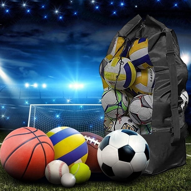Sac De Balle De Sport à Cordon De Serrage De Grande Capacité, Sacs De Rangement En Maille Pour Basket-Ball, Football, Volley-Ball, équipement De Natation