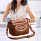 thumbnail image 1 of Bolso de hombro para mujer, bolso cruzado de cuero PU, bolso de mano de viaje para el día de San Valentín Marrón, 1 of 8